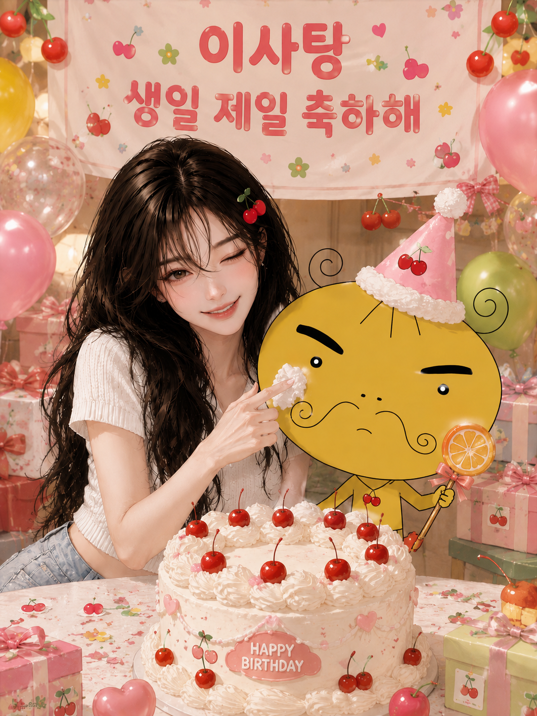 ❤이사탕생일제일축하함❤ / 플리챗방
