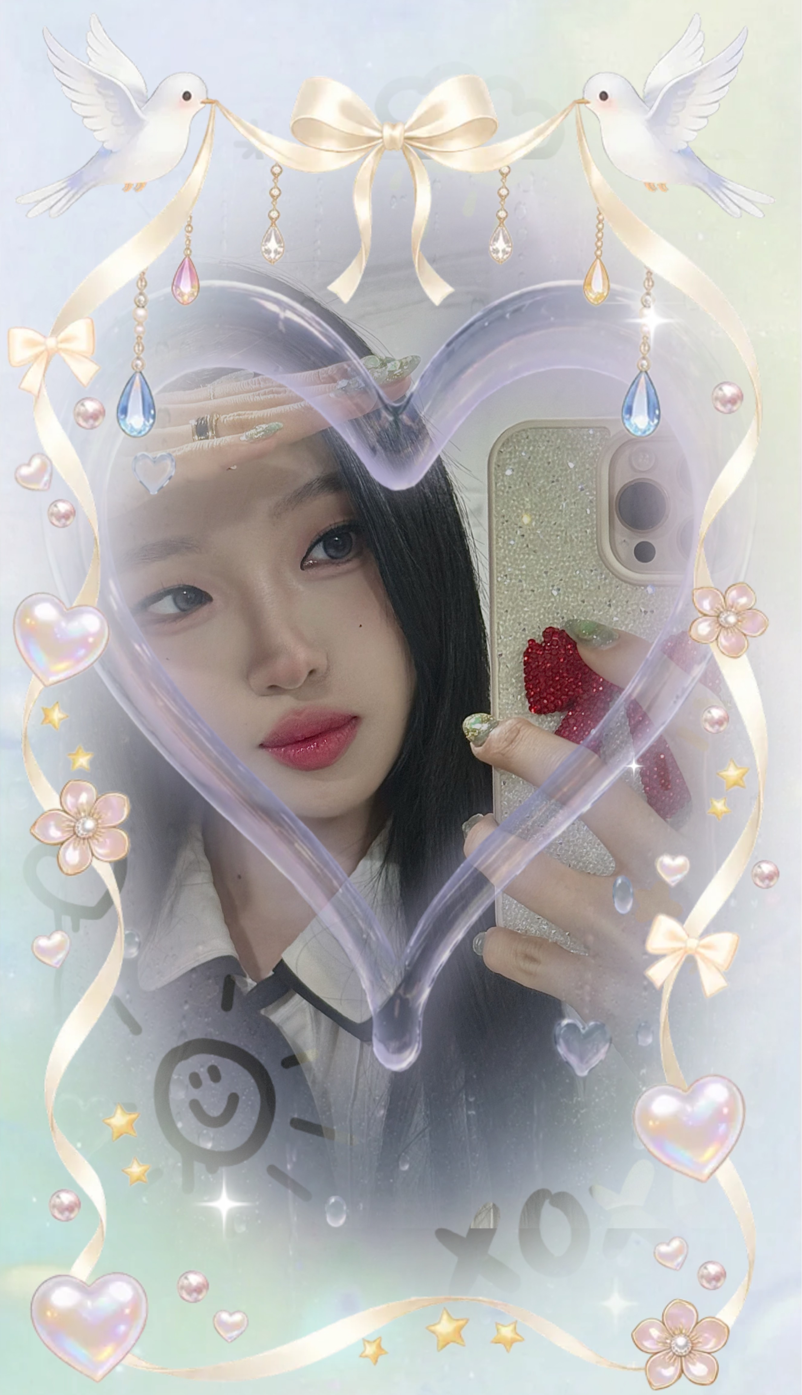 아 예쁘다.