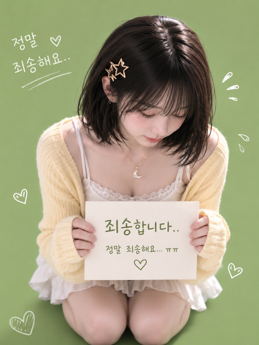 뭐 어떡할까 머리라도 박을까 ?