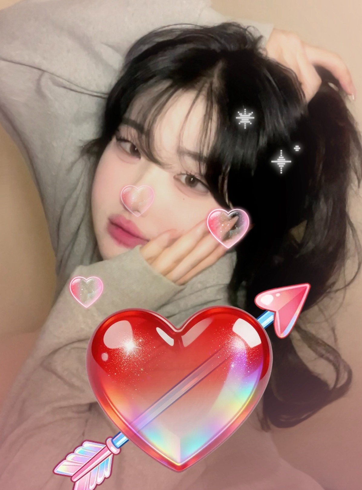 안온다고? 나 오늘 예쁜데?