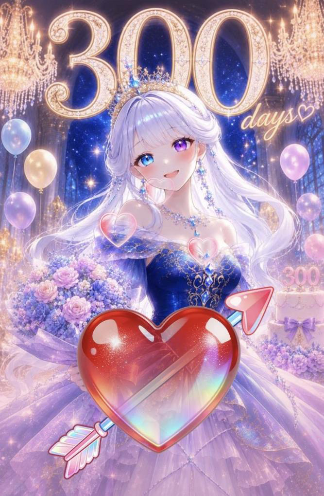300일이래.ᐟෆ⸒⸒