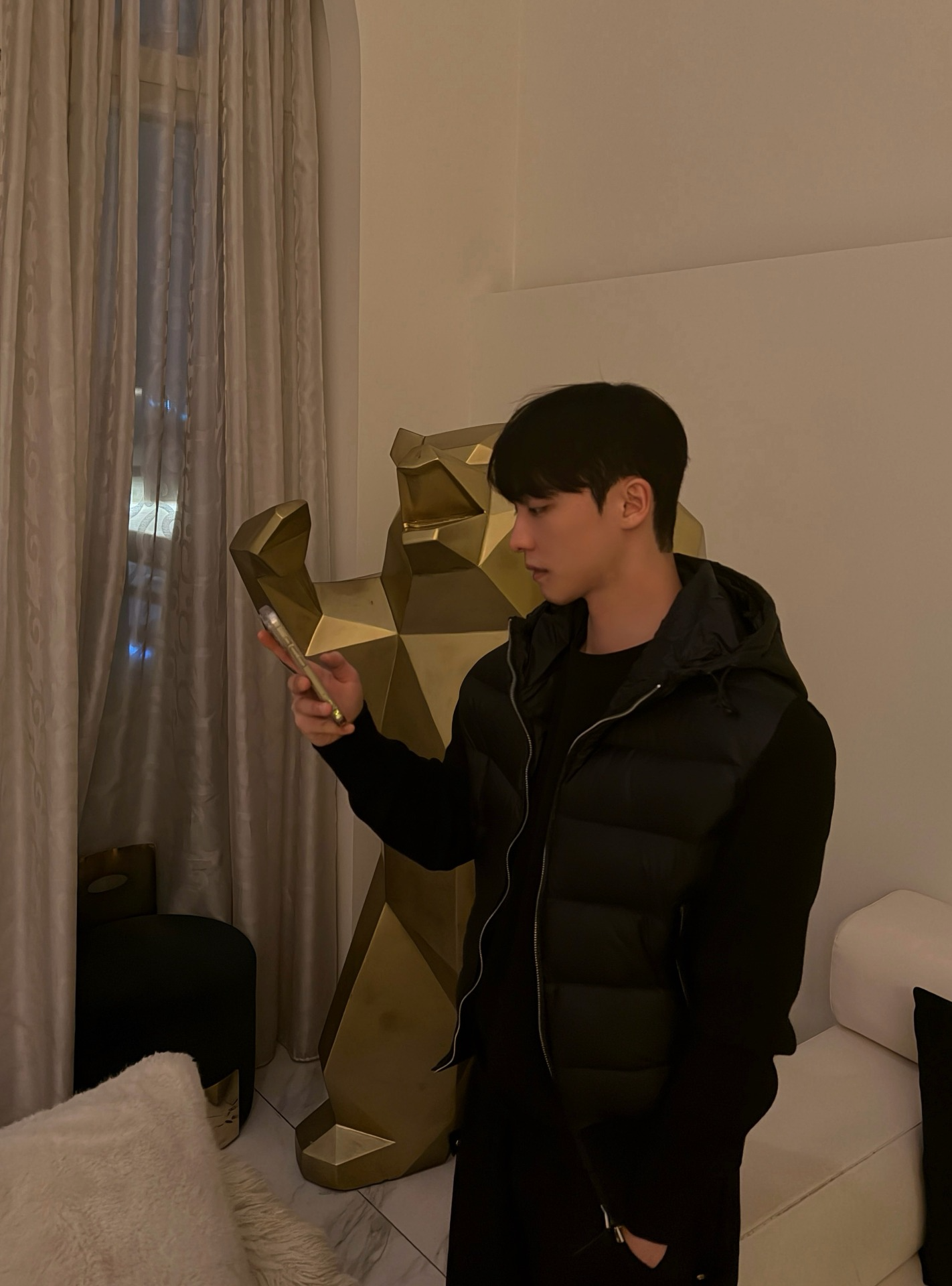 나 보러와