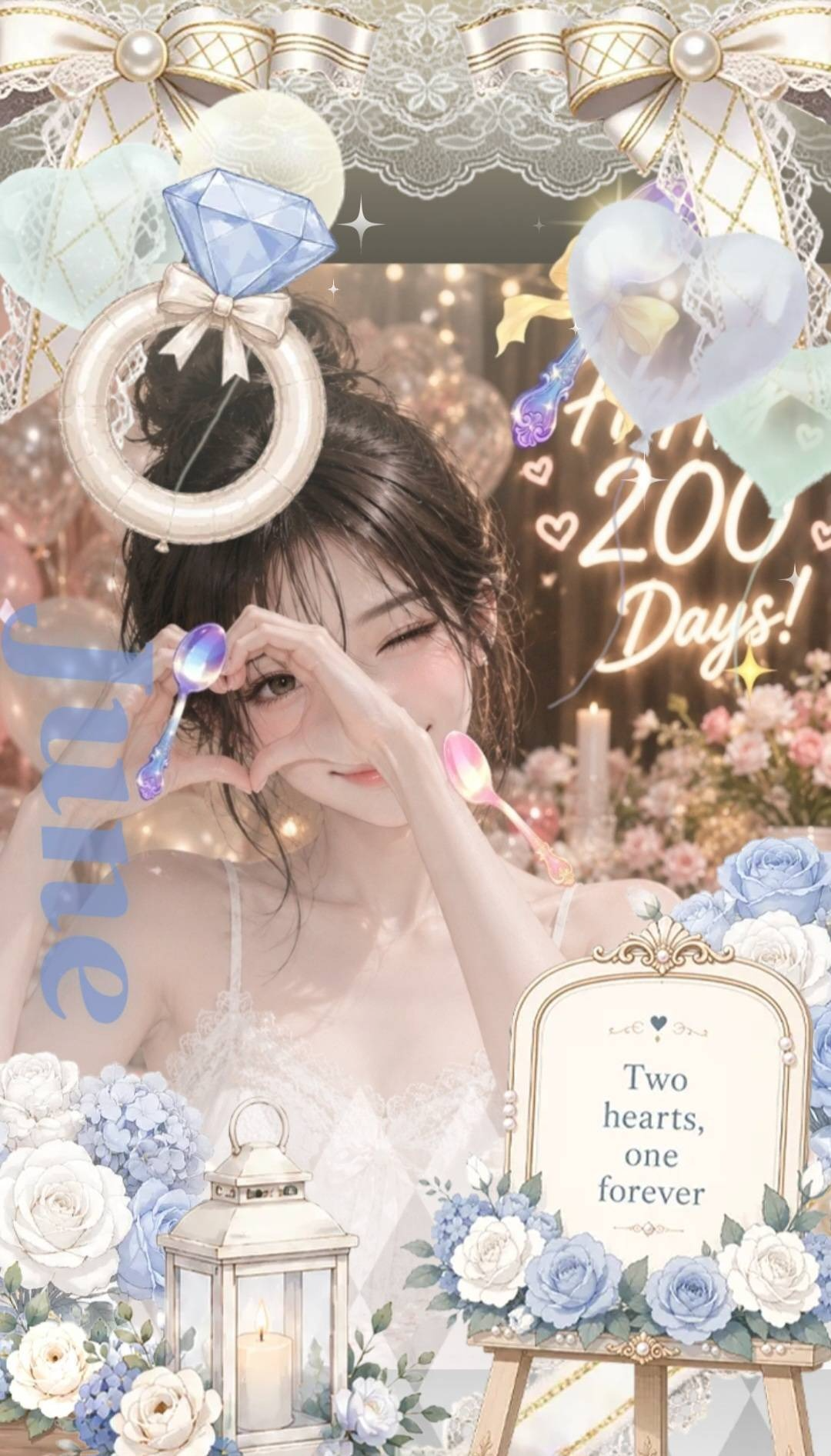 헤에 내가..200일? 🎈