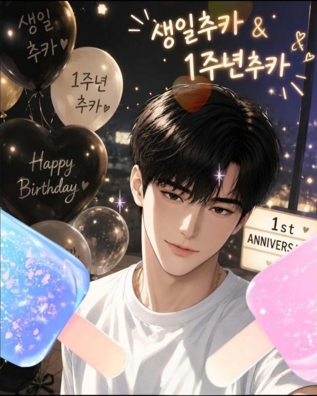 1주년  & 생일 발렌