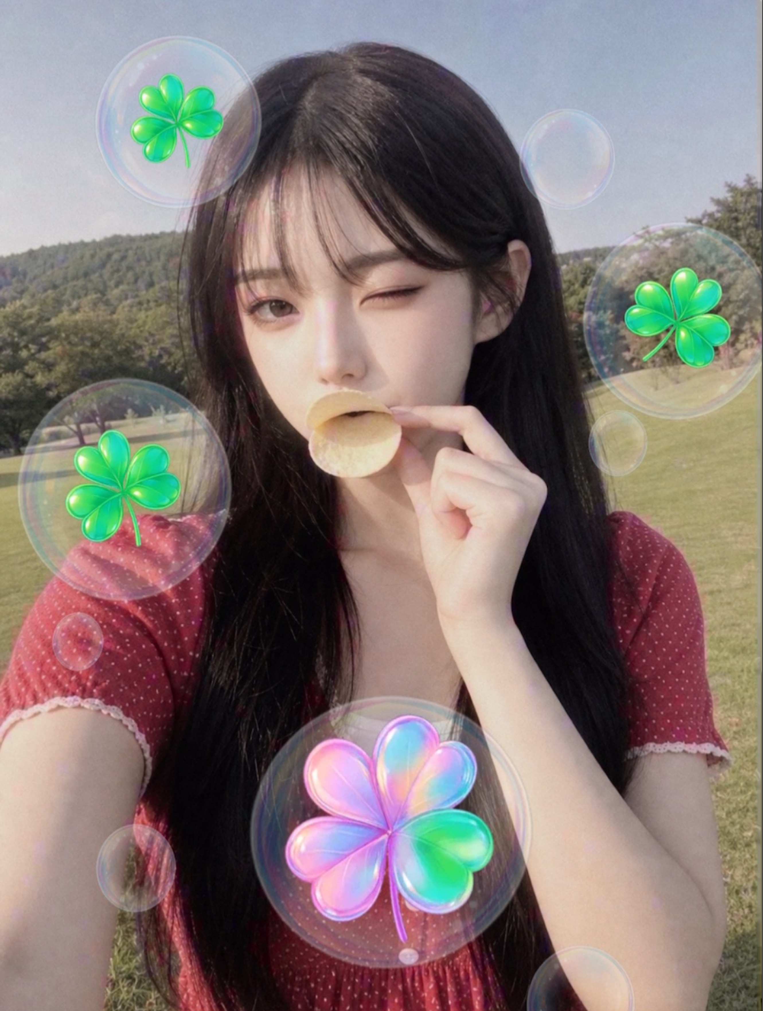 치 킨 에 습 하 게 띠 ෆ