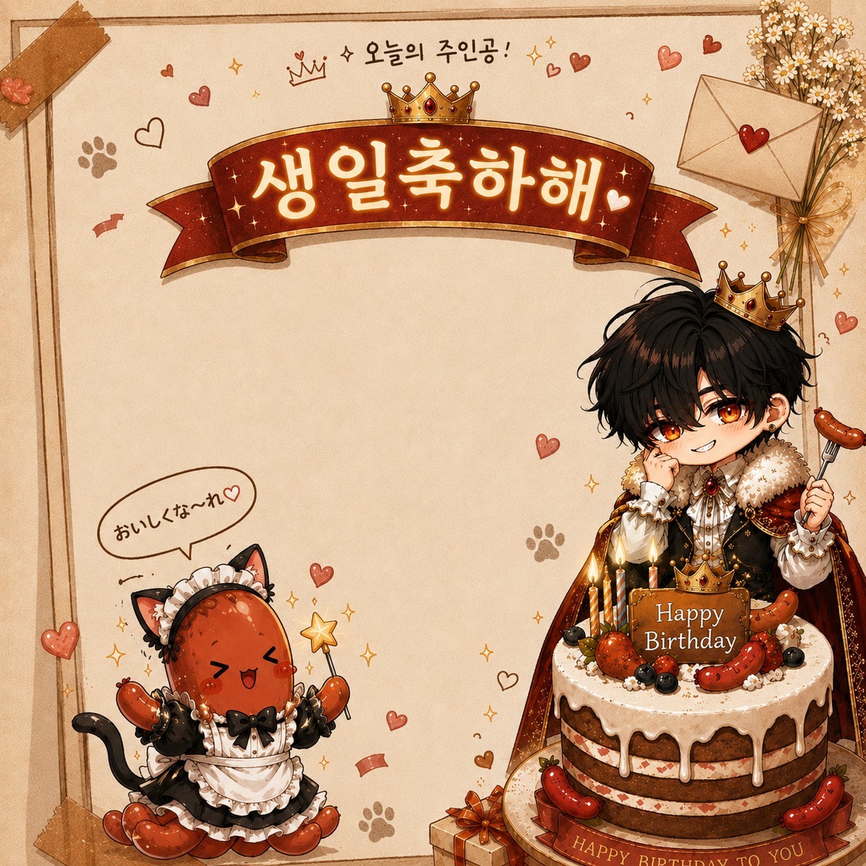 녜~  생일입니다. 녜~