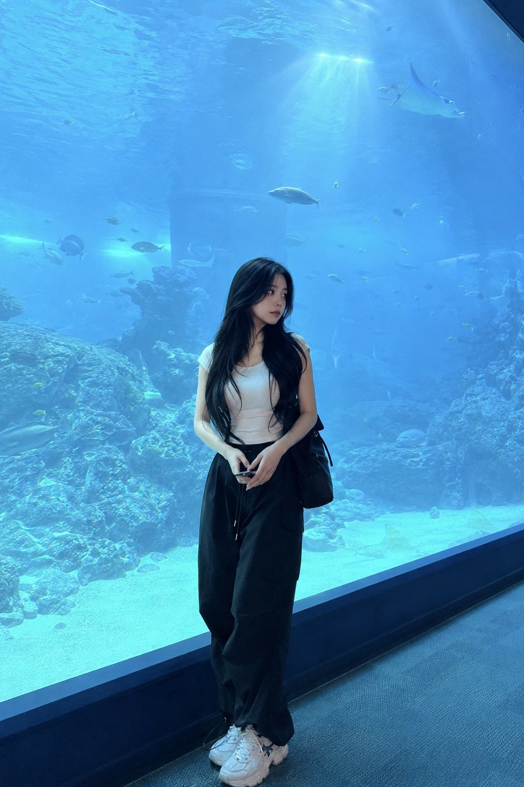 🌊유화 아쿠아리움 좋아하는데👀💙