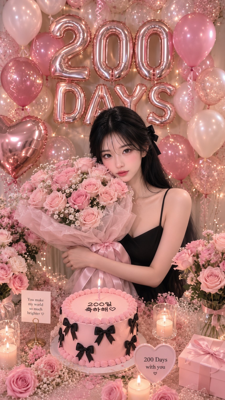 200일이에요 -`♡´-
