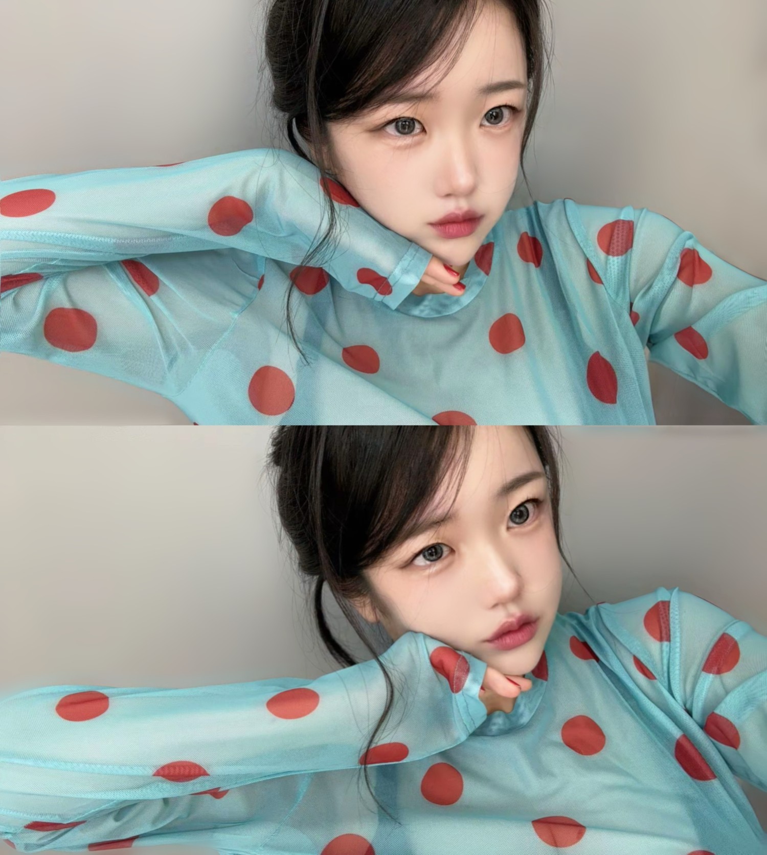 후르츠 산도를 먹으려고 사는 여자