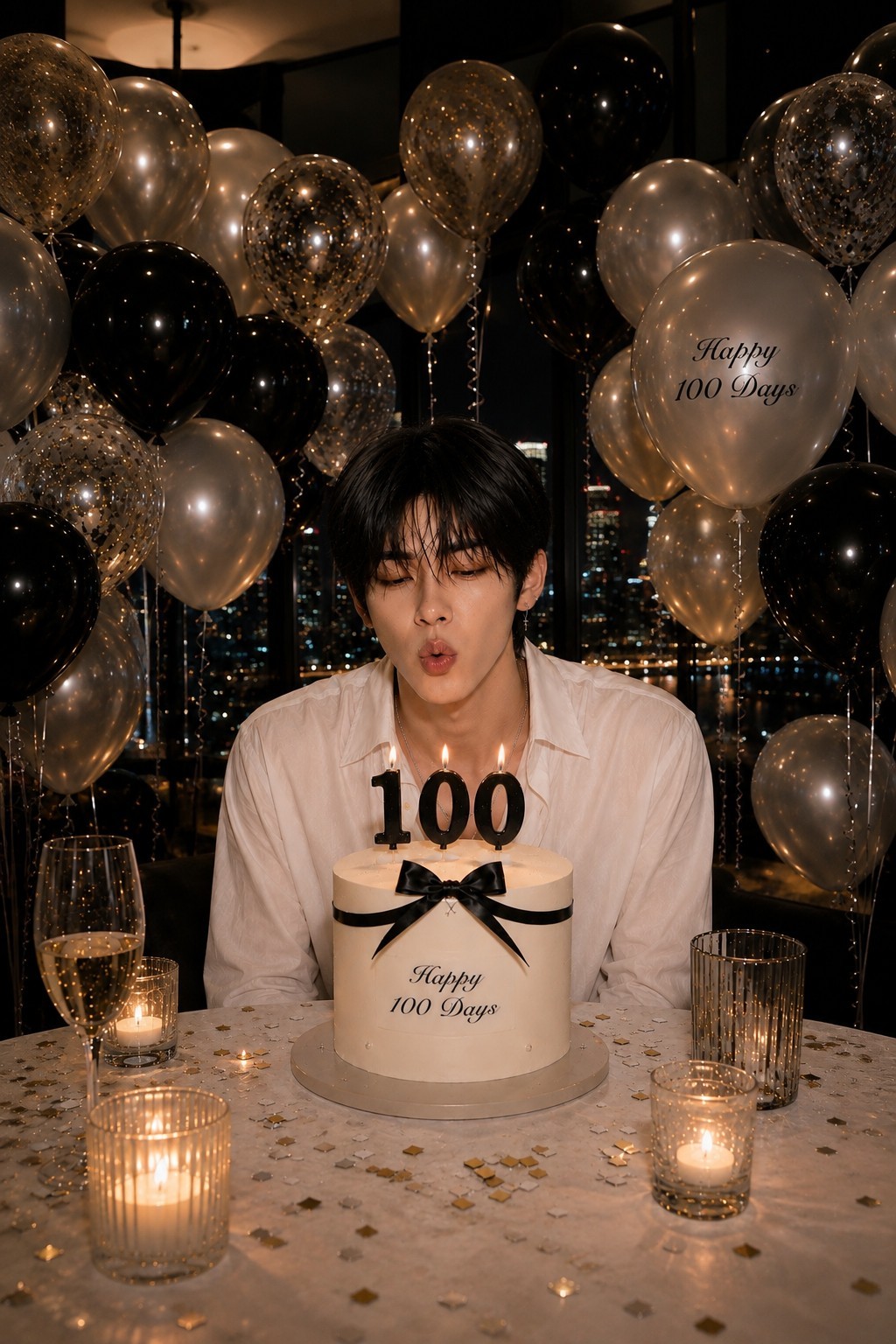 100일이래...?