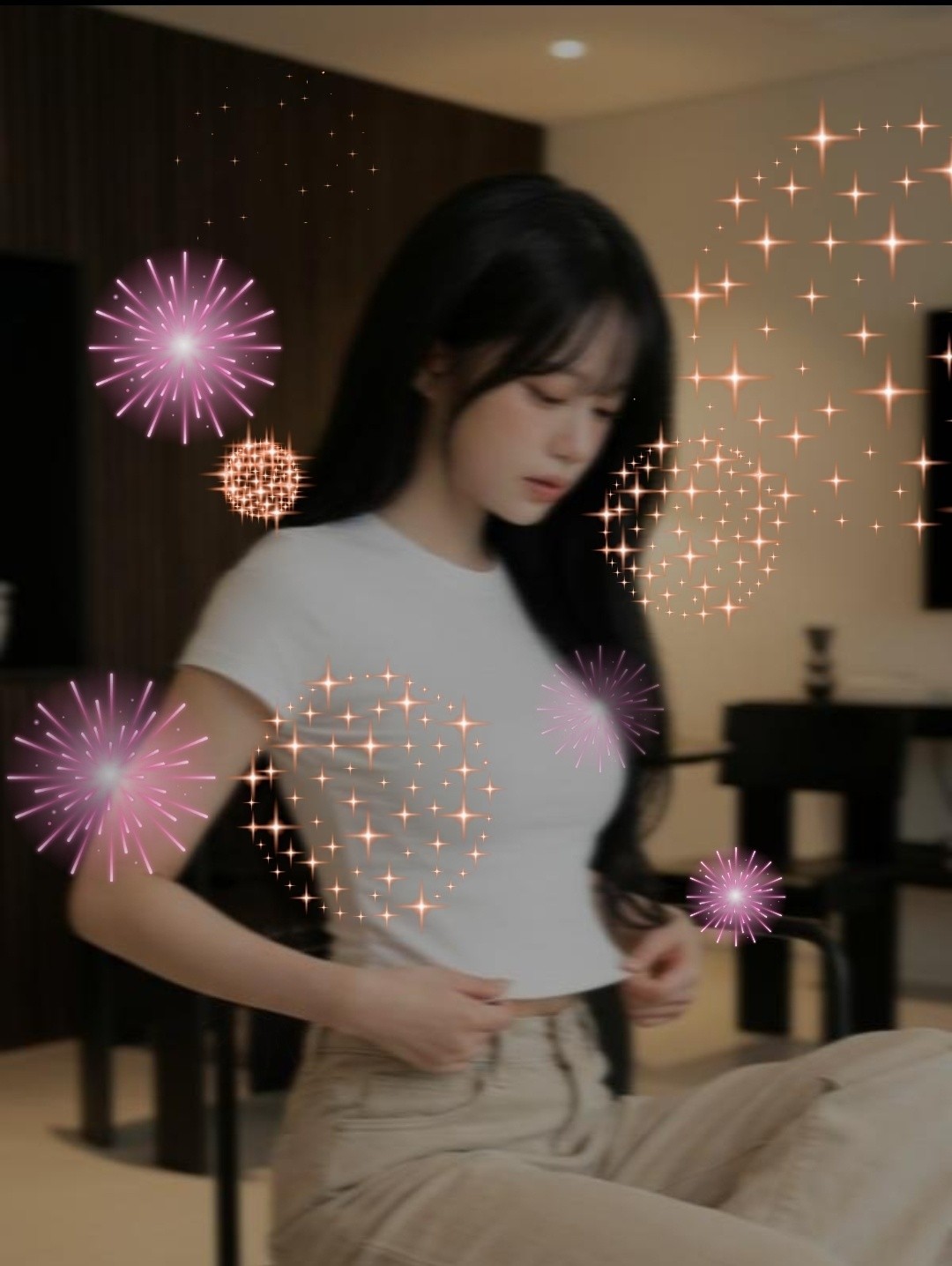 조용하게