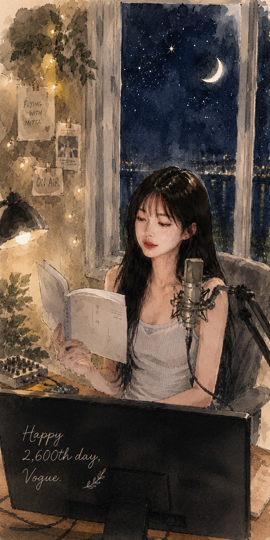 🌝어서와요, 수면책읽는 예쁜여자📚