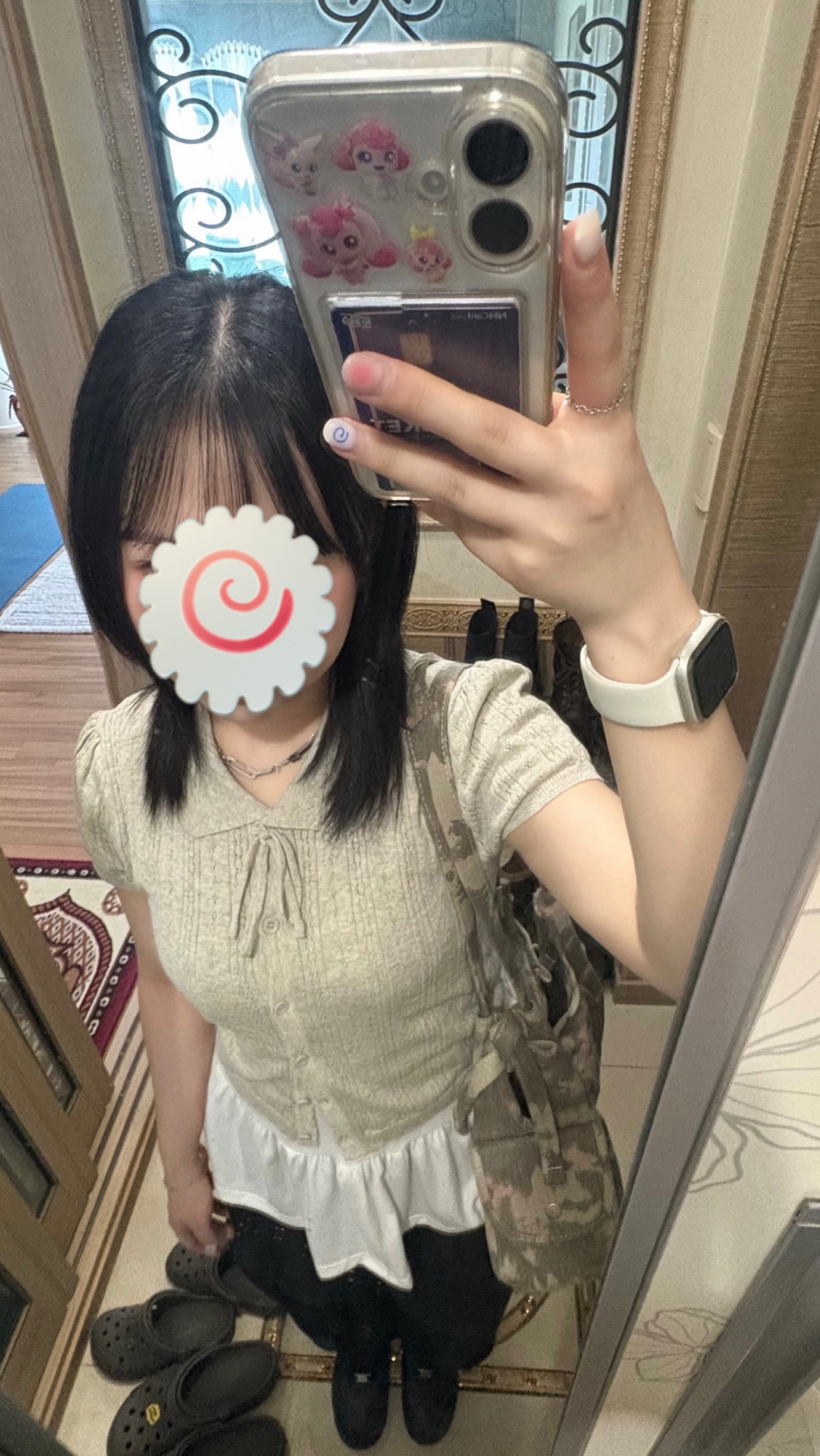 목이 나갔어요.