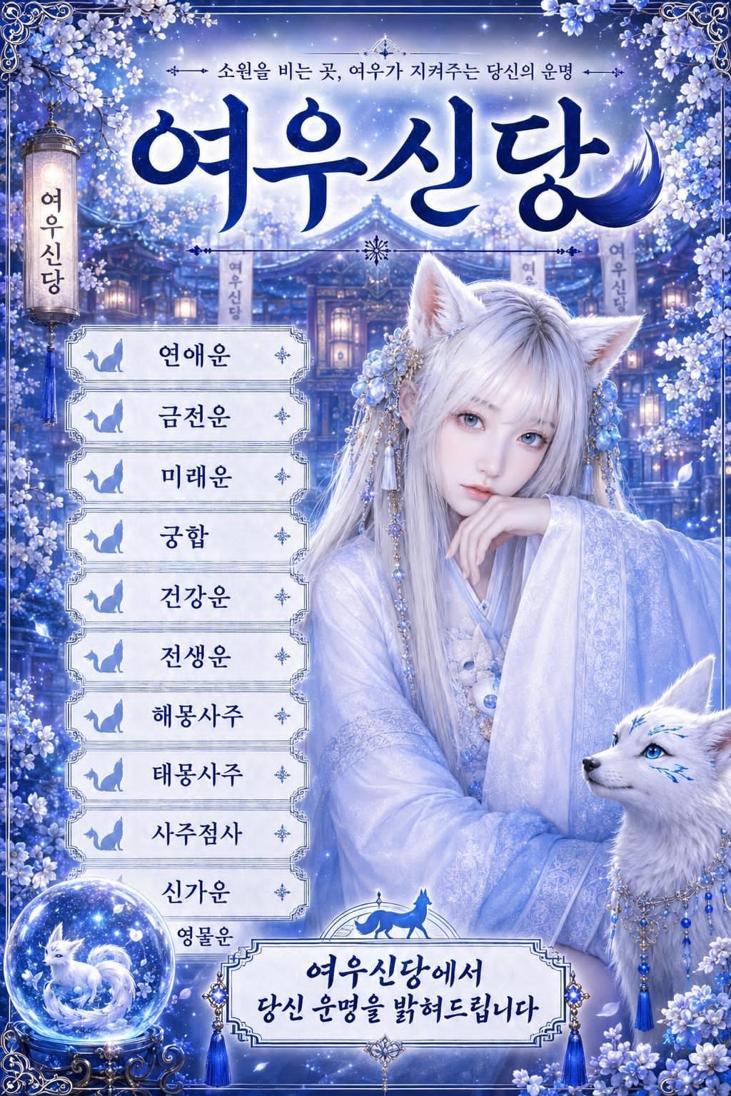 잠깐 여우무당이랑 소통할래?