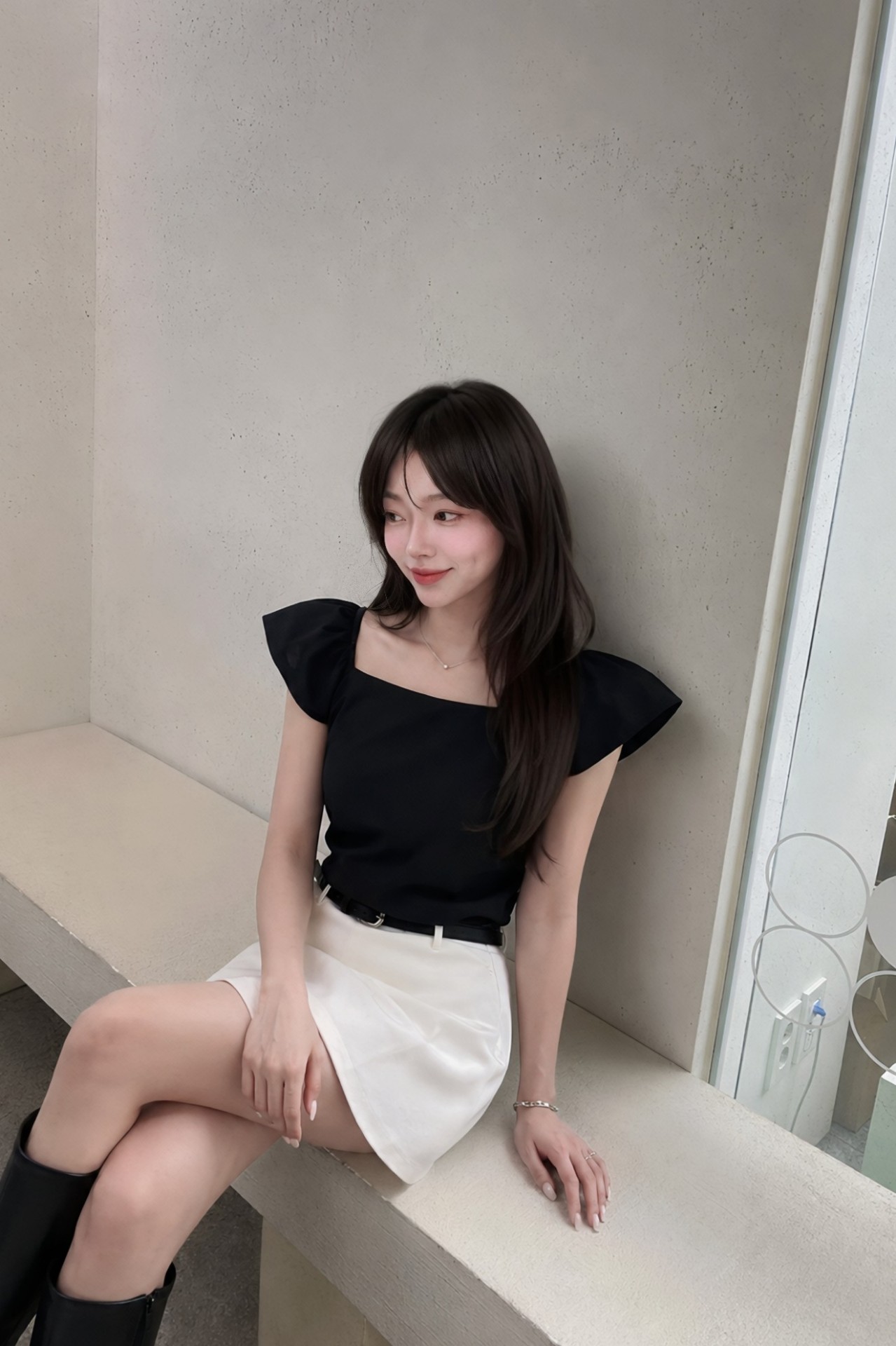 왜 안자요?
