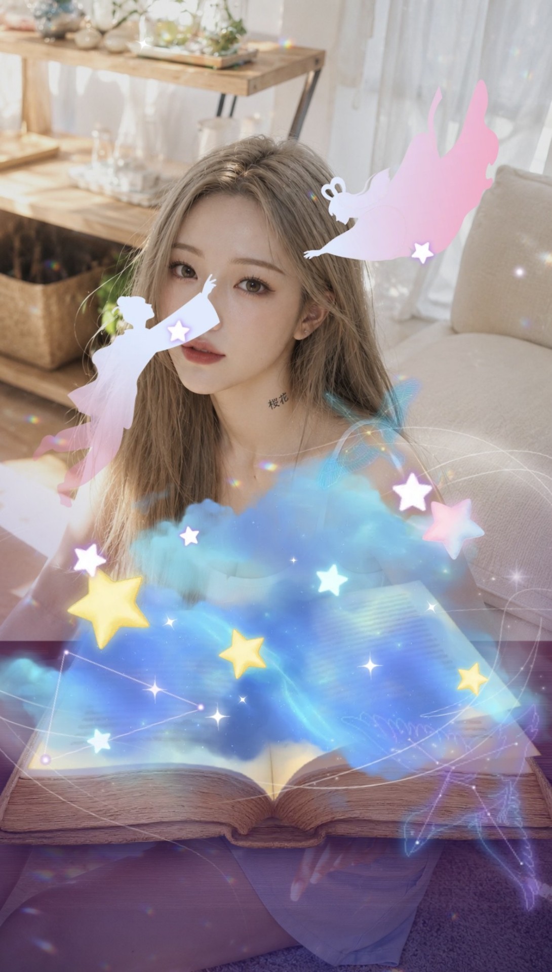 얘 자다 일어났대요