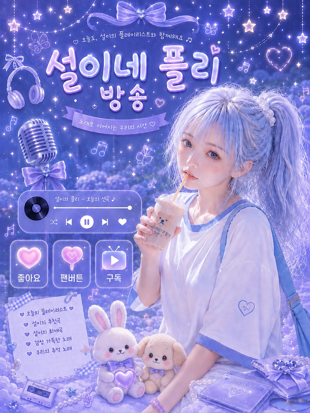 ♫₊˚𝒫𝓁𝒾 · 같이들을래ˀ̣?