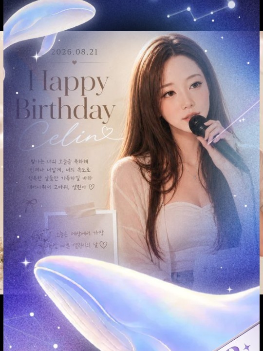 생일 노래 방송 ♥