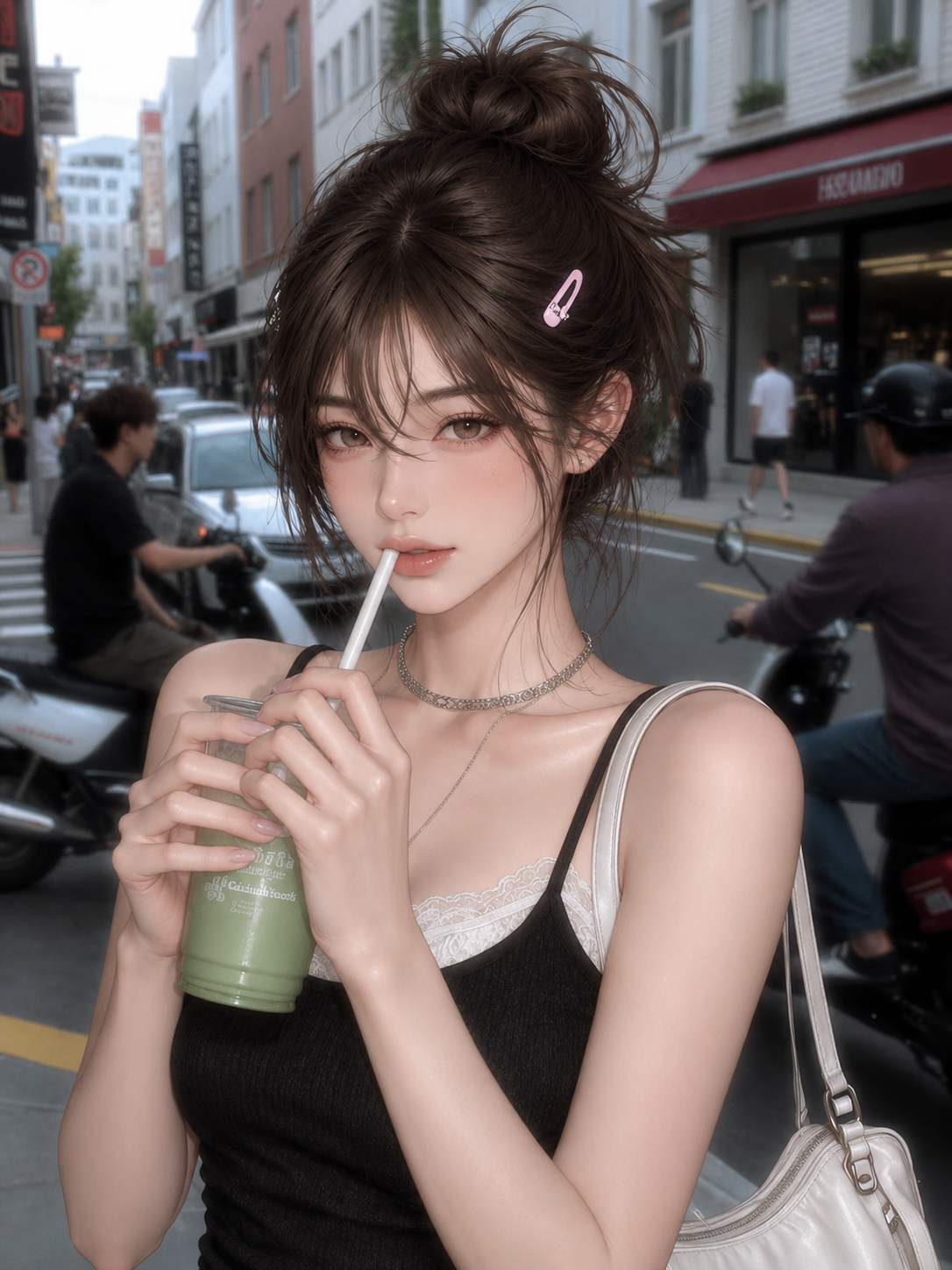 안녕. 누나한테 와,