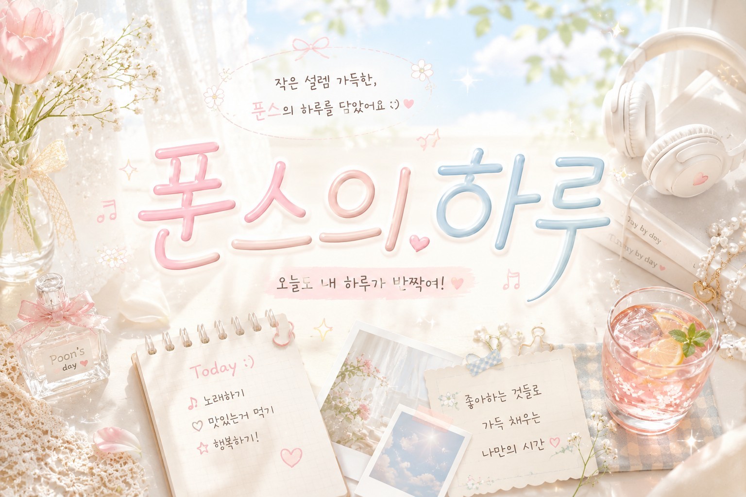 비오는날 푼스랑🩷
