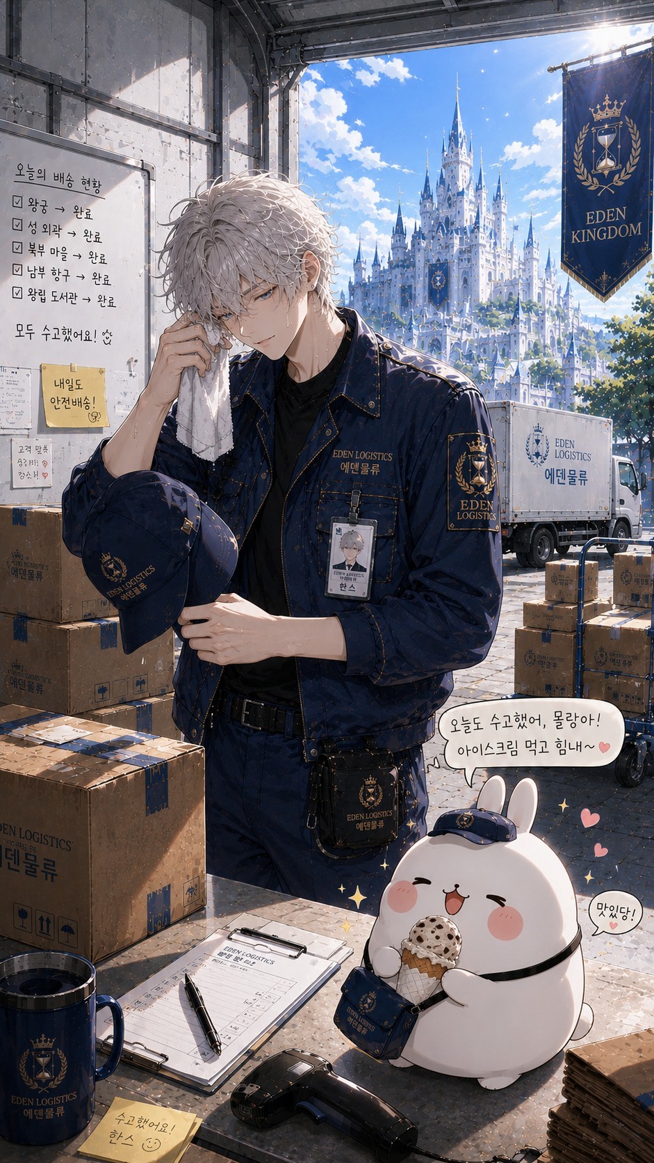 퇴근중!