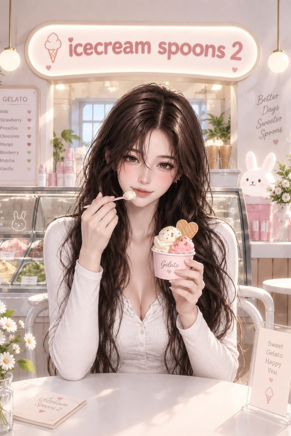 안녕. 누나한테 와,