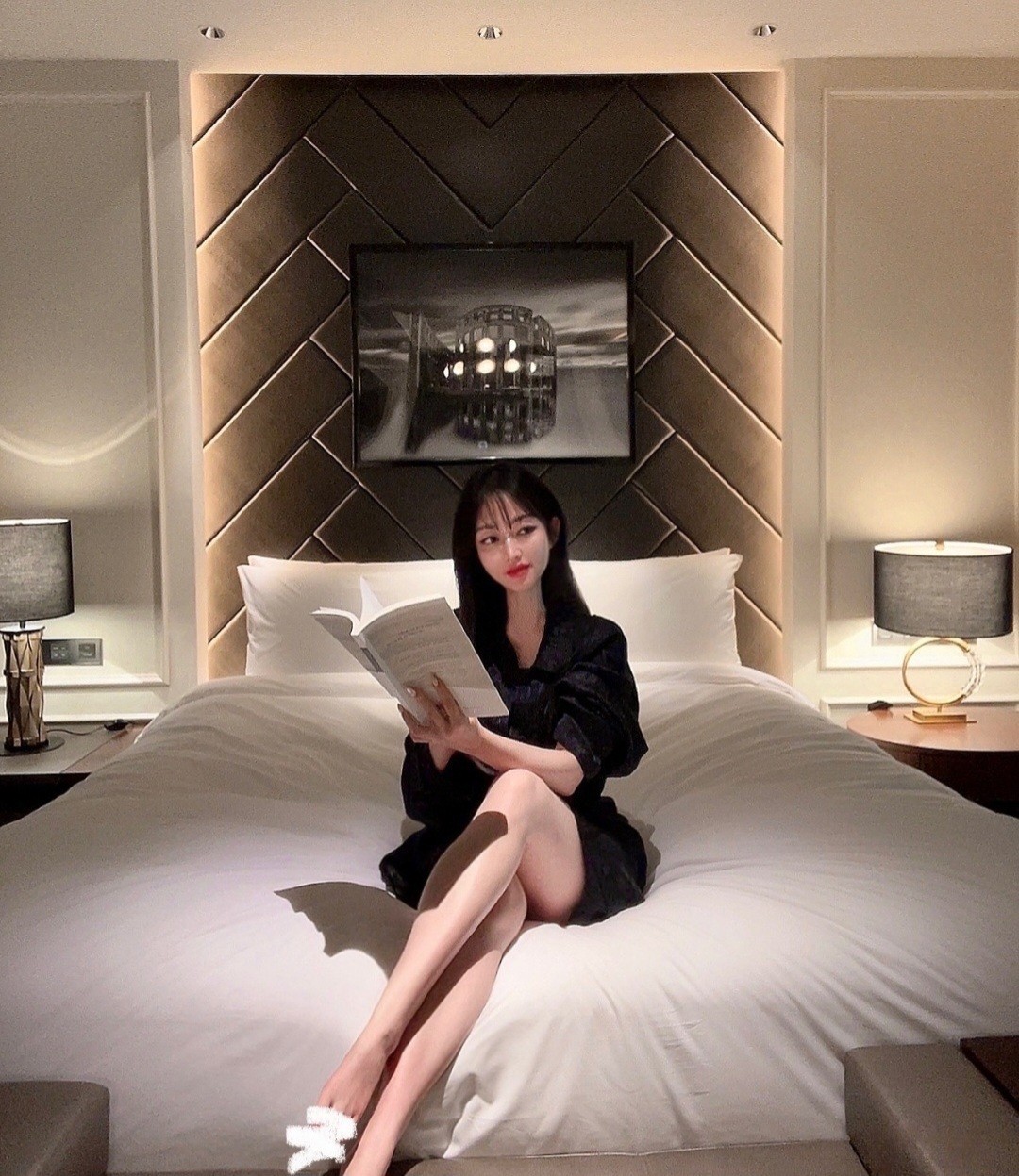🌝이리와요, 수면책읽는 예쁜여자📚