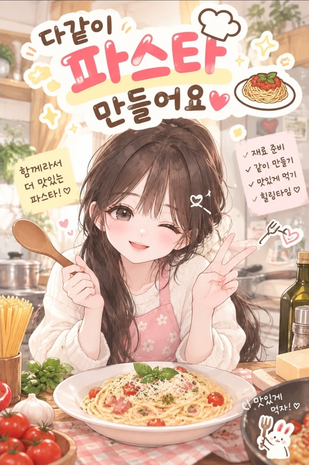 34) 파스타 다 같이 만들어 먹쟝~