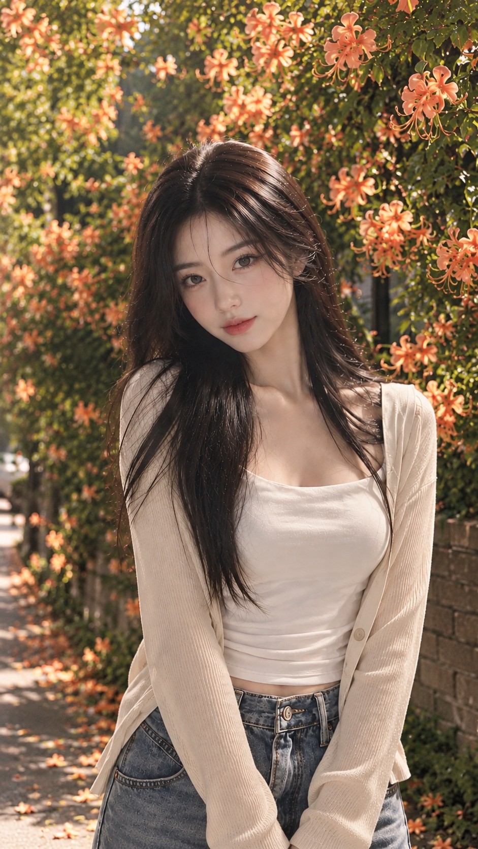 아무말도 하지않고,