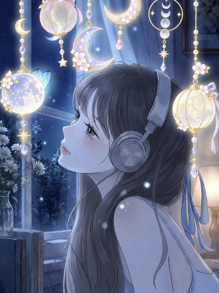 달이 떴다고 전화를 주시다니요