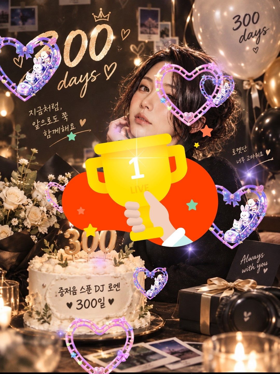 내가 벌써 방송을 300일을 했다고?