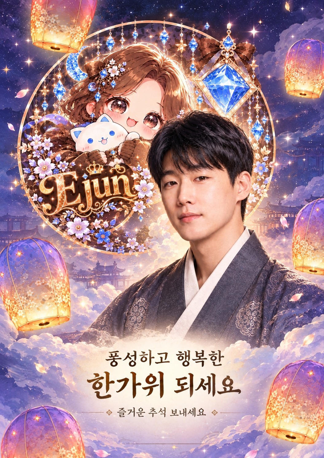 추석이 닿기를.