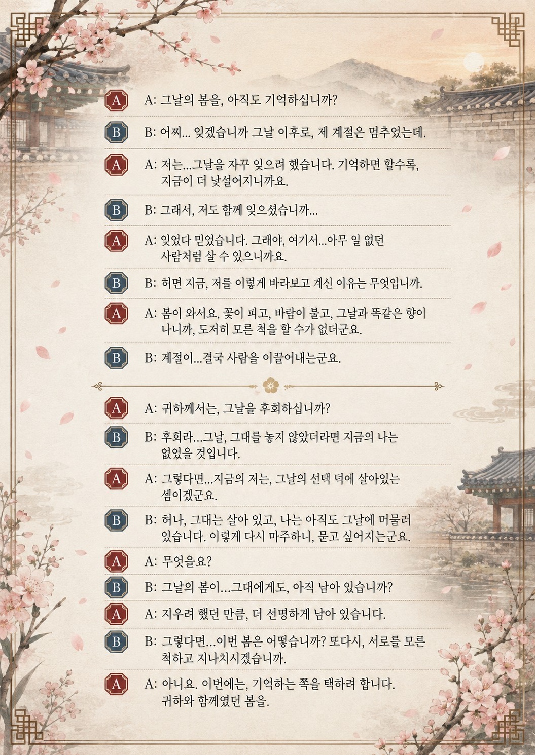 대본리딩&낭독 오마카세🎬