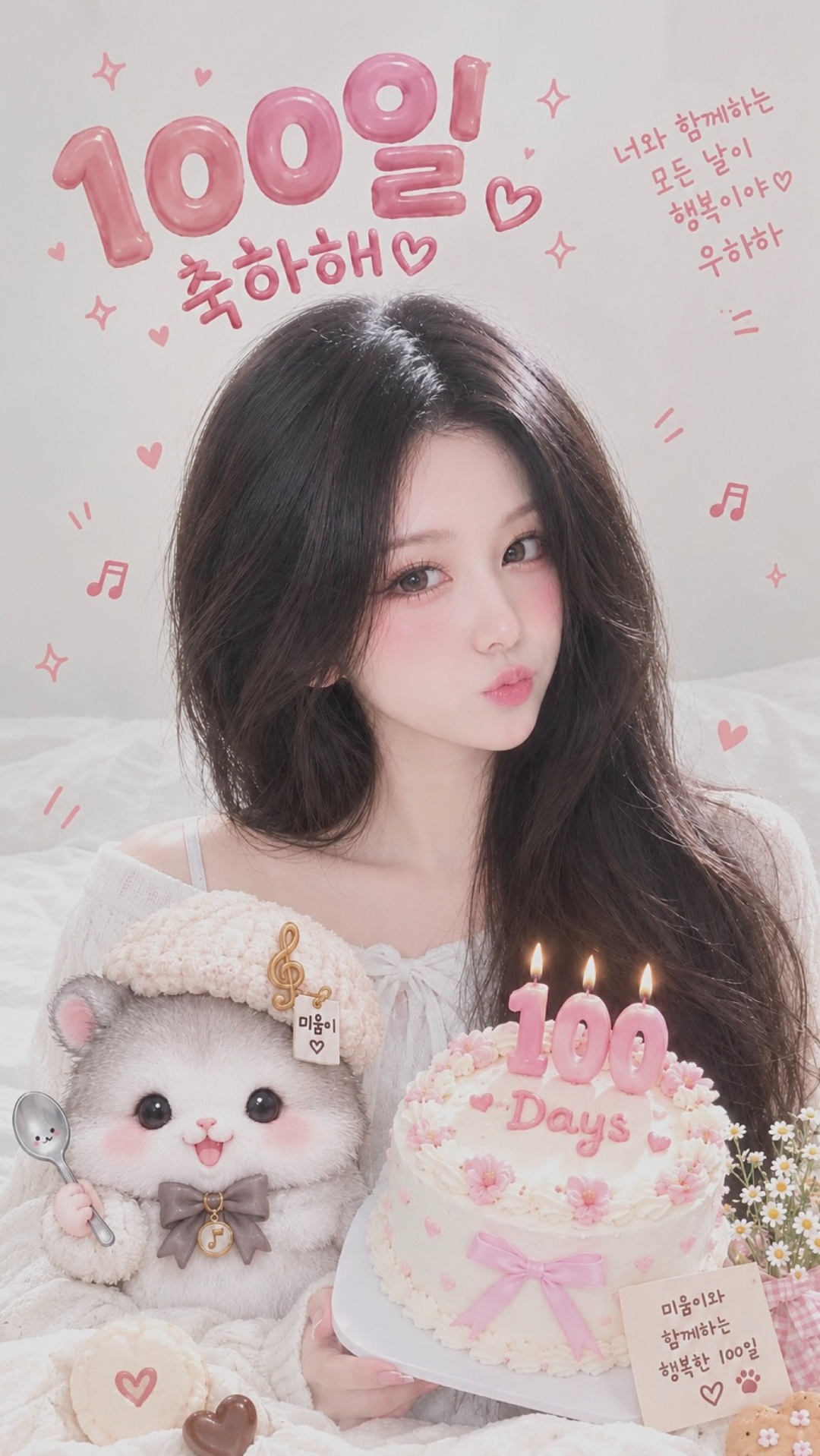 나 100일이래..🤍
