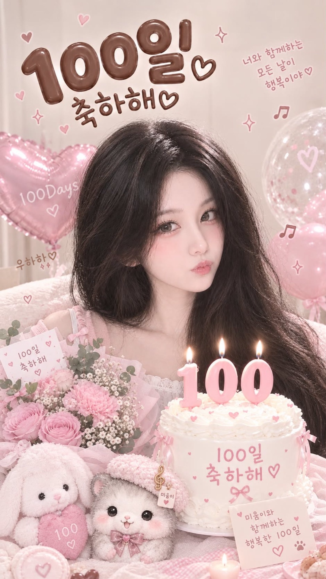 나 100일이래..🤍