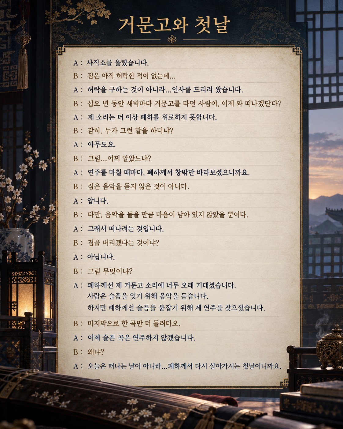 대본리딩&낭독 오마카세🎬