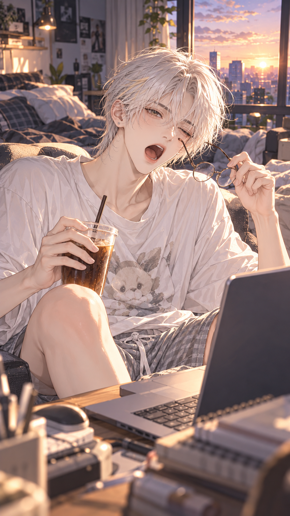아직도 잠에 들지 못한 사람