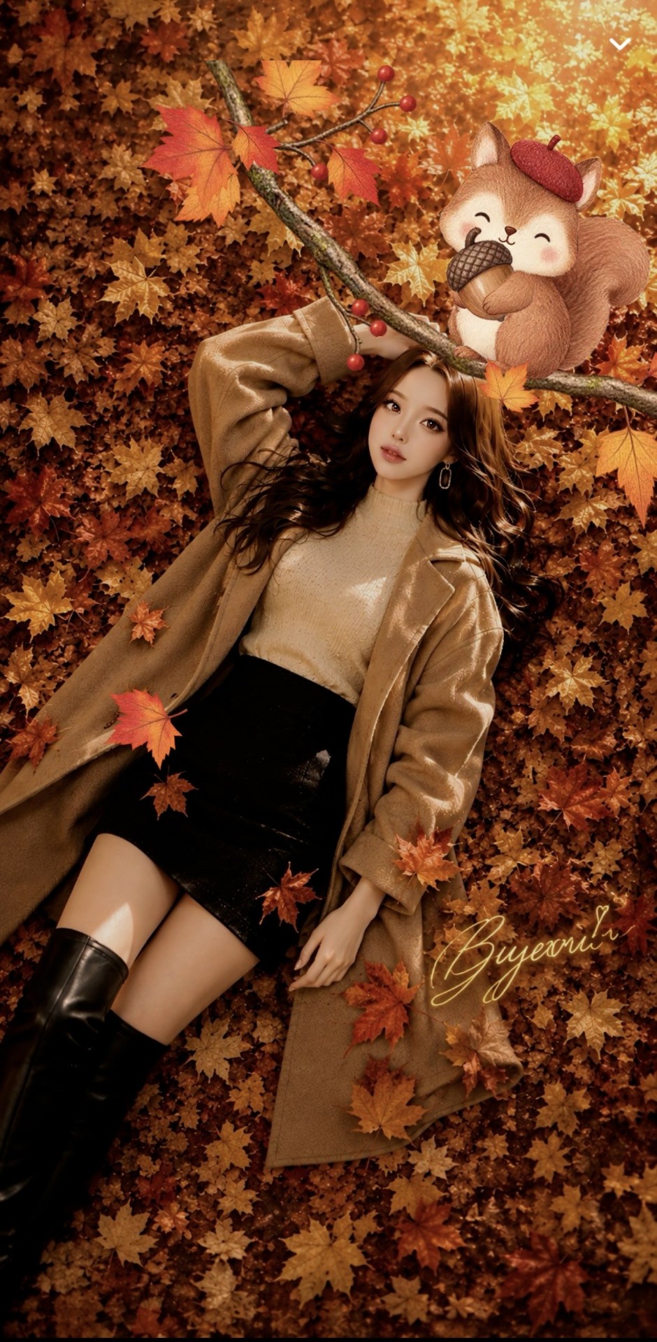 플리,가을이야 사랑해.