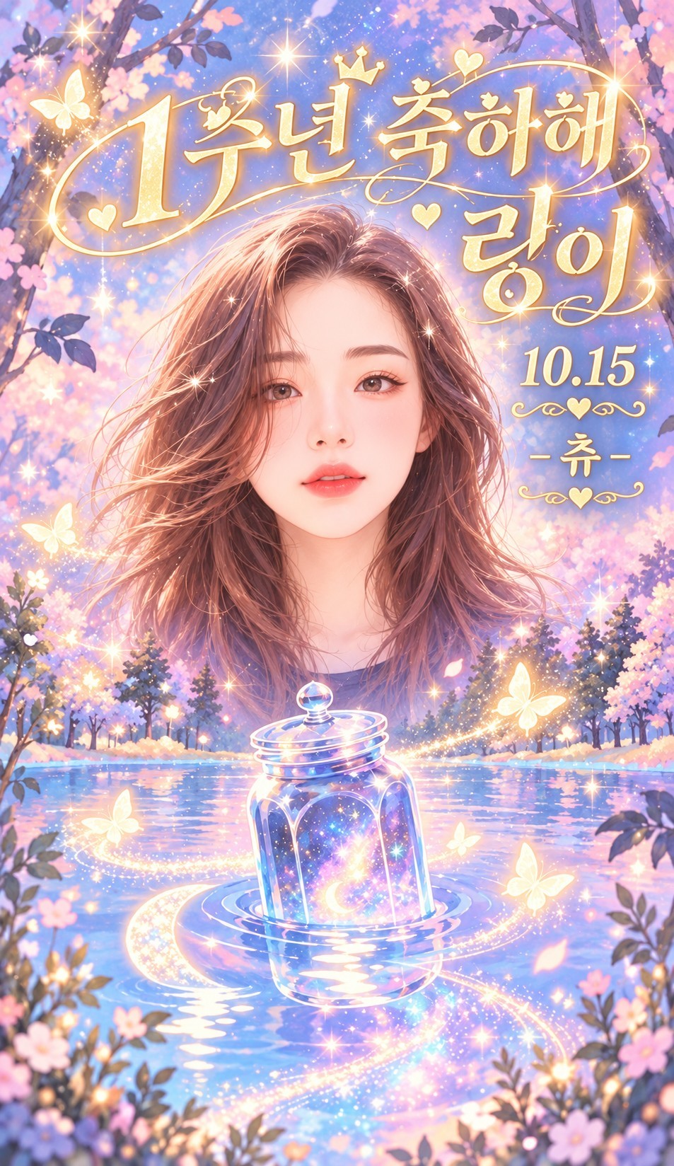 1주년 된 랑이와따
