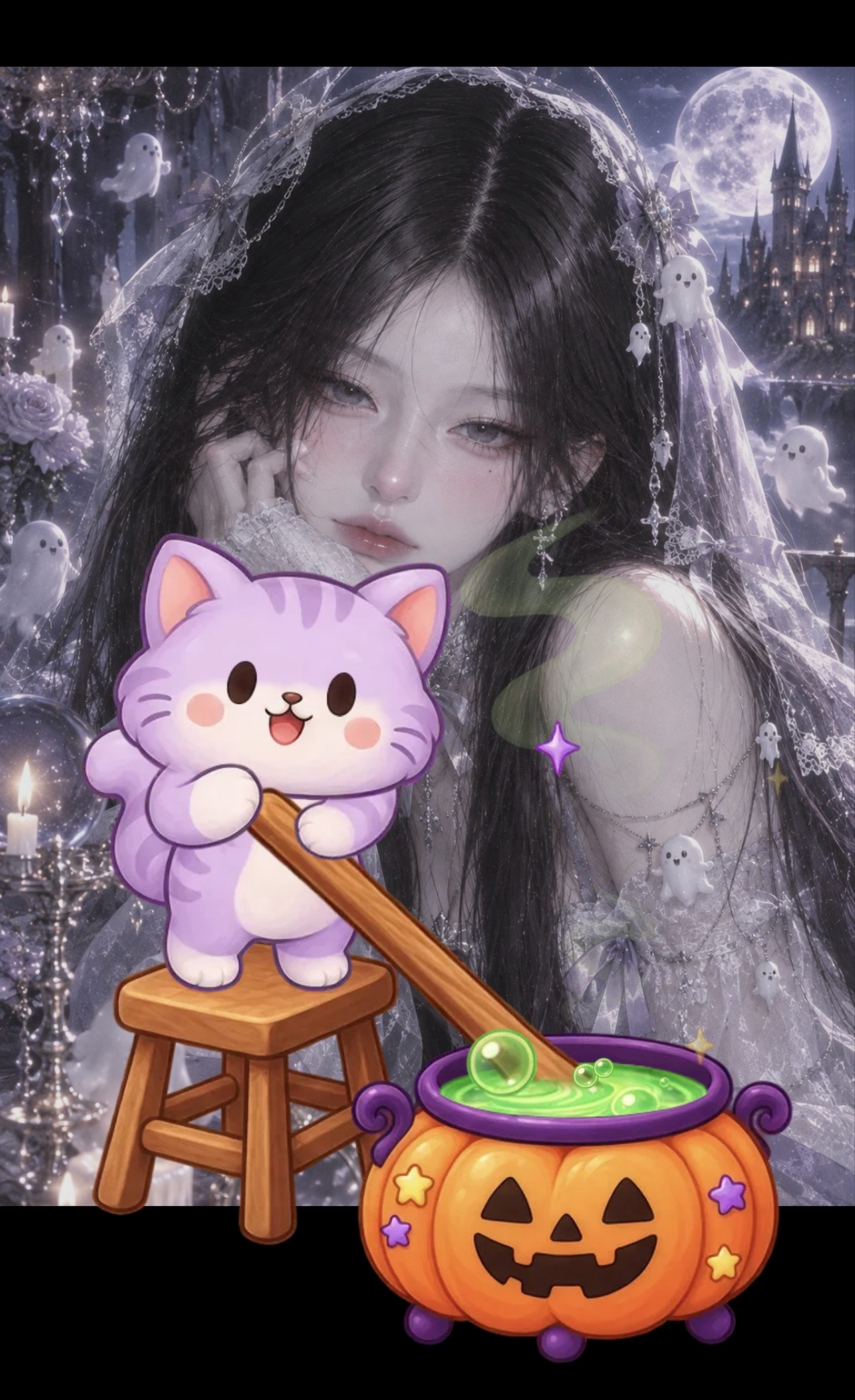 유령들이 왓으면 조캣다.♥