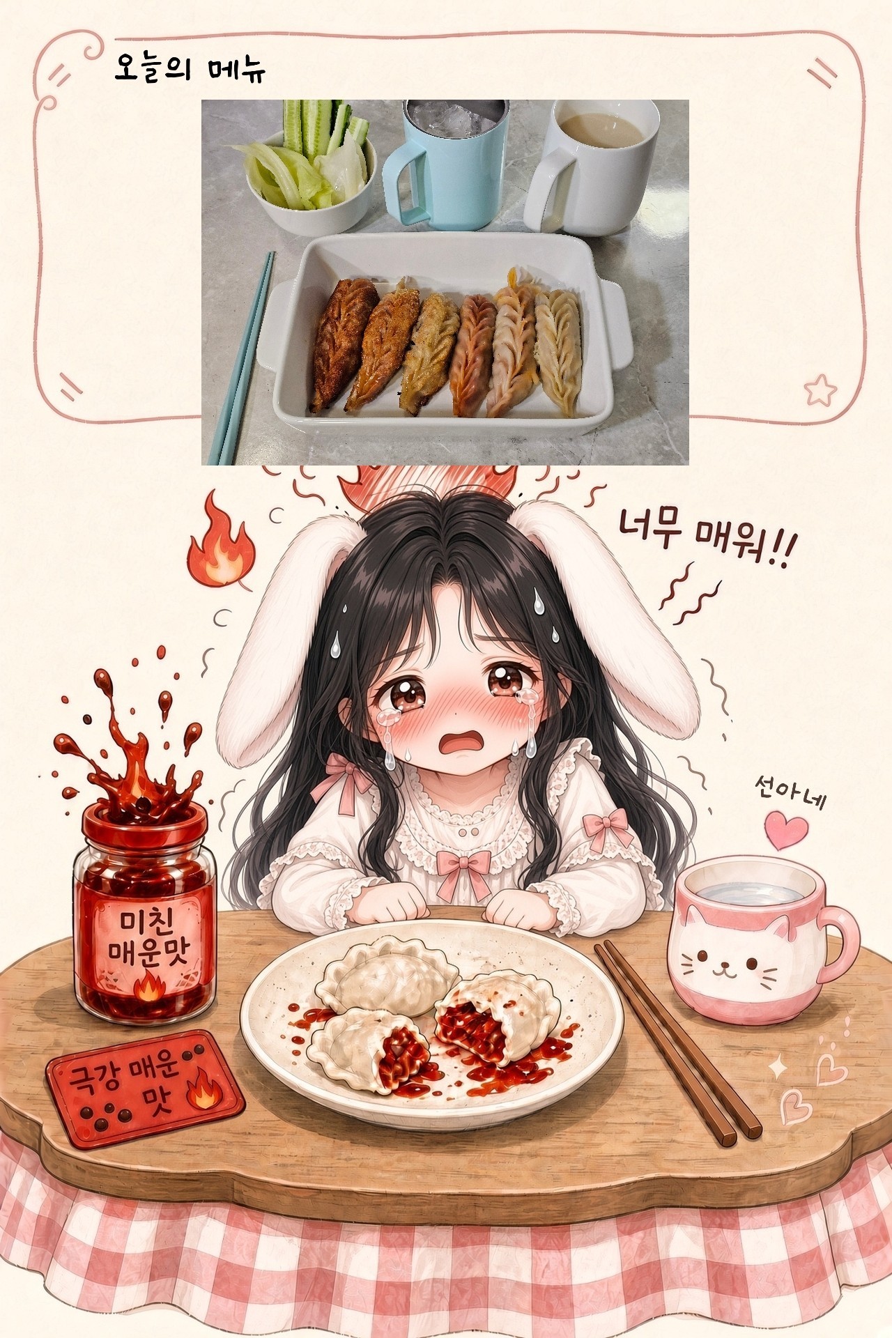 🌶미친만두 vs 선아🤍🔥