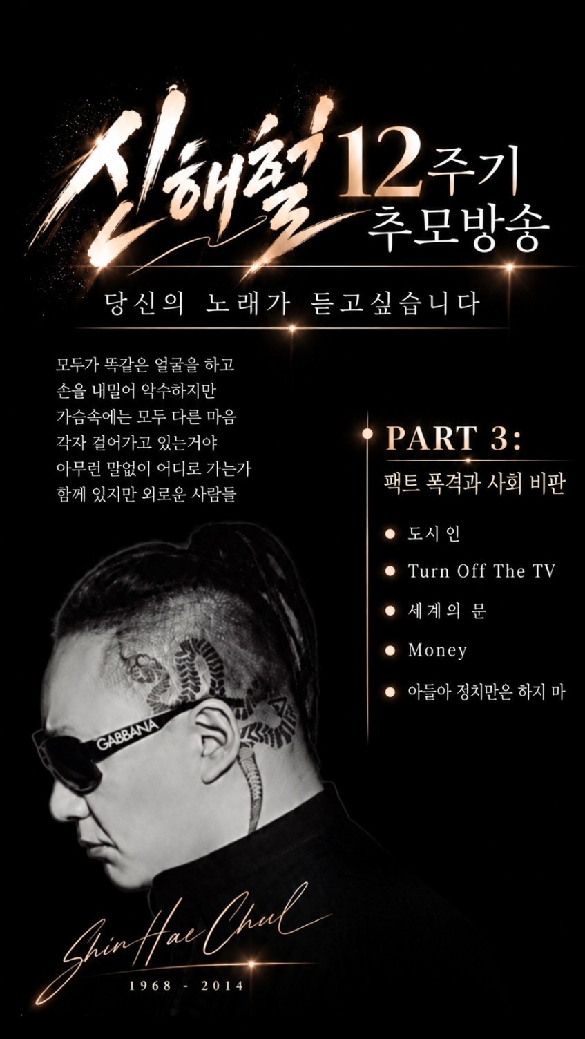신해철 12주기 추모방송