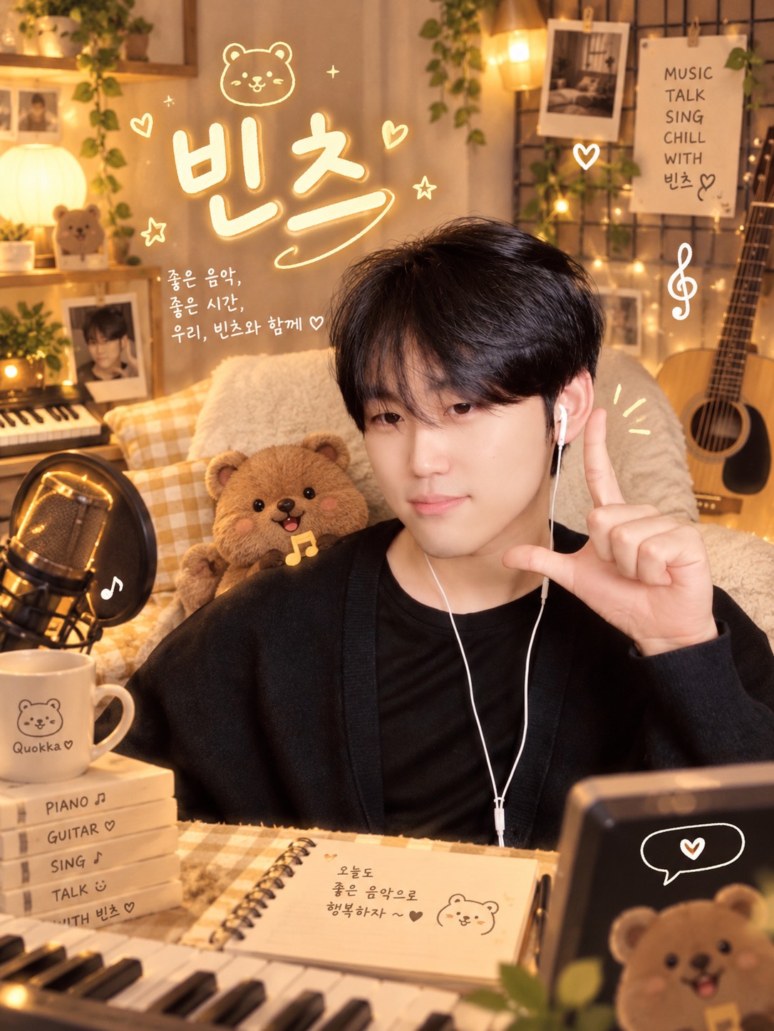 기타노래 깔짝?해볼게