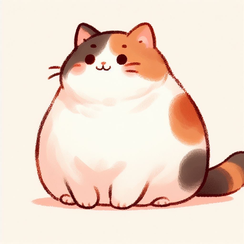 윤쓰만에 뚠뚠 찹살 고양이 연이