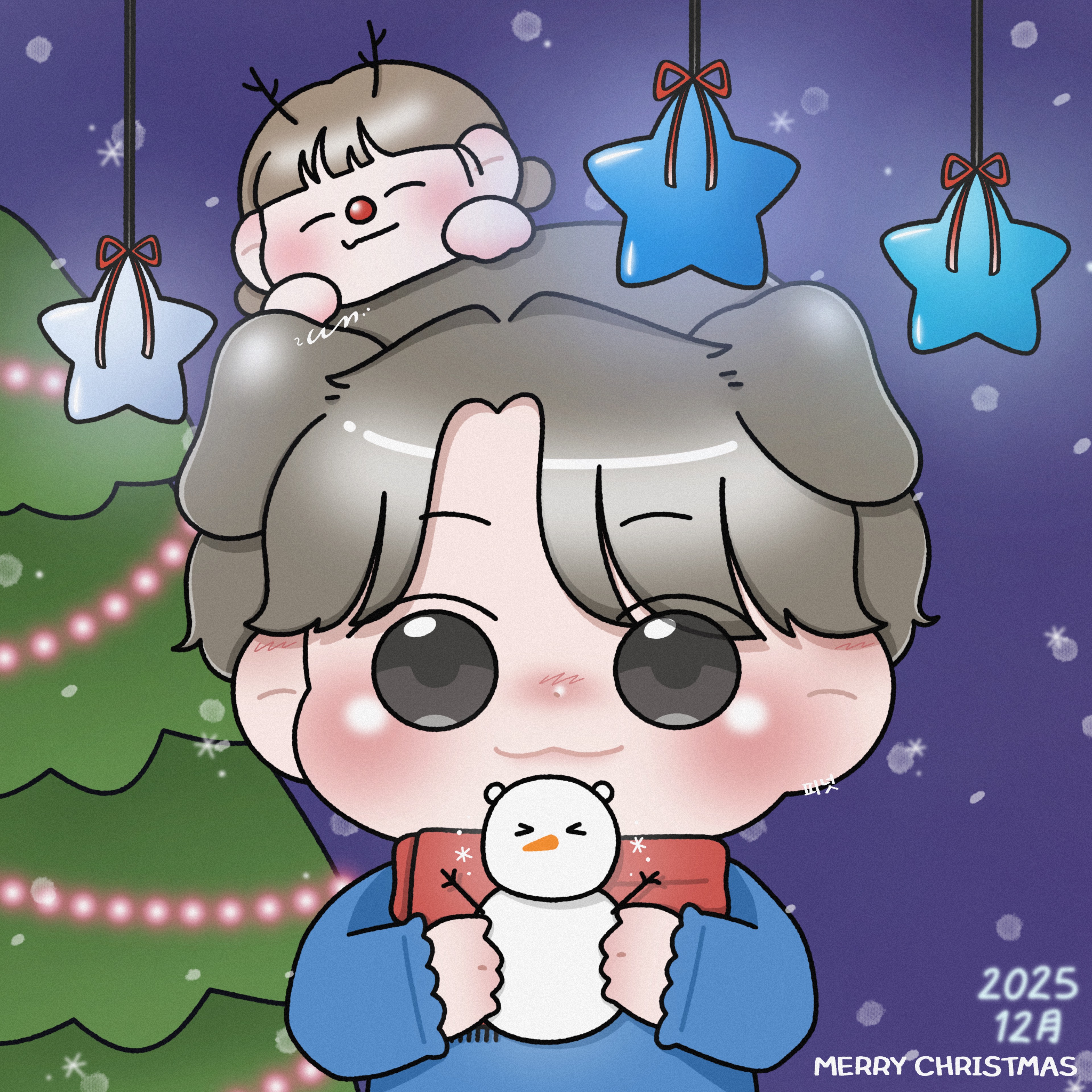 ⸊ 다콩의 파란 .•