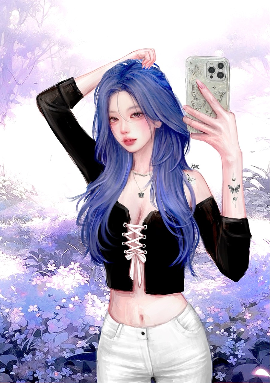 「花」 청 연